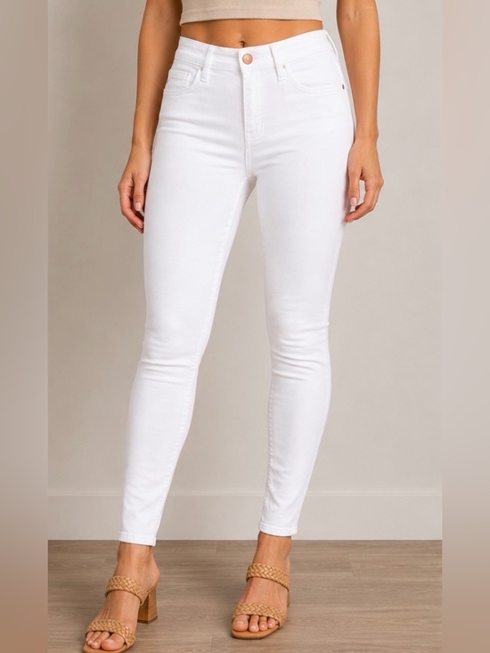 Judy Blue Denim - NWT Judy Blue White High Waist Skinny Jeans Size 5/27 Stretch